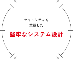 セキュリティを重視した堅牢なシステム設計